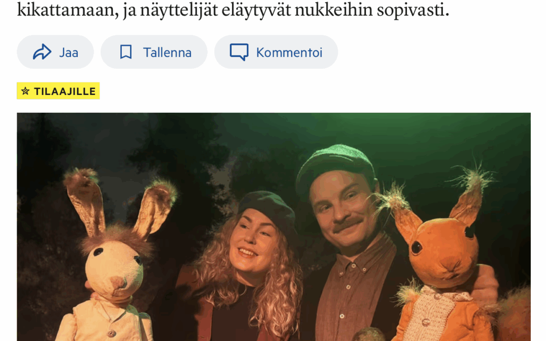 Metsän arvoitus? Aamulehden arviossa ma 13.10.2025